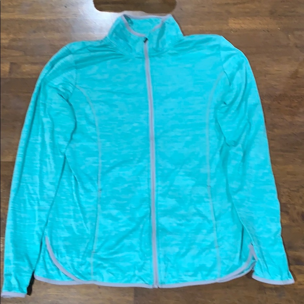 Mint green summer light weight jacket